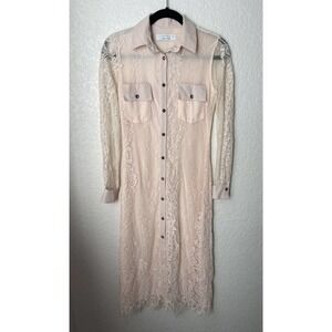 KAOS Womens Lace Dress SZ Small Romantic Girly‎ Coquette Feminine Cottagecore